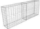 2 X Gabbioni In Pietra Gabbioni Cesti In Filo Di Ferro Cesto In Rete 100 X 95 X 30 Cm