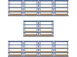 10X T-Rax Scaffalature Per Carichi Pesanti Scaffalature Per Magazzini Scaffalature Per Garage Scaffalature In Acciaio Scaffalature Industriali Blu