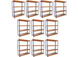 10 X S-Rax Scaffali Per Garage Scaffali Industriali Scaffali Per Officina Scaffali Per Magazzino Scaffali Per Lavori Pesanti