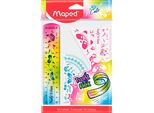 Maped 981828 Maped Geometrie-/Zeichenset Twist'nflex Mini Cute Farbsortiert