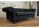 Jv Furniture Divano Chesterfield Imbottito Classico A 3 Posti Divani Di Lusso