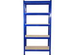 8X T-Rax Scaffalatura Di Stoccaggio Scaffalatura Pesante Officina Scaffalatura In Acciaio Soluzione Di Stoccaggio Scaffalatura Blu