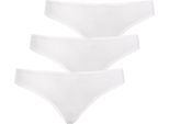 Teyli Confezione Da 3 Pezzi: Perizoma Classico In Bambù Reggiseno Donna 575-3 Bianco Xs