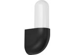 Lampada Da Parete Per Esterni Nera Con Paralume Opalino 1Xgu10 35W Gynura Candellux