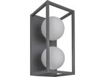 Italux Daisy Lampada Da Parete A Led Grigio Industriale MB-BR4367-W2 Gr