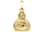 KettenanhäNger Jobo "AnhäNger Buddha", Gold (Gelbgold 333), SchmuckanhäNger, Damen, Gelbgold 333, KettenanhäNger, 333 Gold