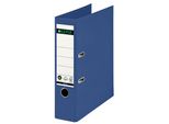 Leitz 1007-00-68 Cartella In Carta Piena, 180 Gradi, Din A4, 80 Mm, Blu(T)