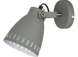 Italux Franklin Lampada Da Parete Industriale Grigia MB-HN5050-1-GR+S.NICK