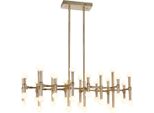 Italux Giovanna Lampadario Led Moderno Bronzo MX16009008-38A B