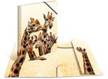 Herma 19966 Herma Cartella Angolare Animali Esotici, A3, Amici Della Giraffa