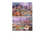 Educa Puzzle Panorama Animali Selvatici 2X100 Pezzi