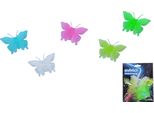 Wiky Adesivi Murali Farfalla 6Pcs Plastica Bagliore Nel Buio In Un Sacchetto 13X17Cm