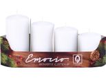 Emocio Grado D'avvento 4Pz D.40Mm Candele Bianche