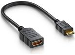 Premiumcord Flexi Adapter Hdmi Tipo A Femmina - Mini Hdmi Tipo C Maschio Per Una Connessione Flessibile