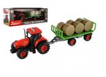 Trattore Zetor Con Trattore E Balle In Plastica 36Cm Su Volano Su Mazza. Con Luce E Suono In Scatola 39X13