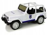 Auto Della Polizia Fuoristrada Bianca