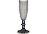 Bicchiere Da Champagne In Vetro Trasparente Antracite 185 Ml