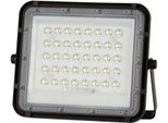 Proiettore Led Solar V-TAC 6W Telecomando, Auto, Timer, IP65 Nero VT-40W 6400K 400Lm