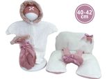 Costume Da Bambola Llorens M740-78 Per Baby Doll New Born Taglia 40-42 Cm