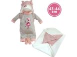 Costume Da Bambola Llorens M844-60 Per Bambola Neonata Taglia 43-44 Cm
