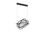 Italux Tryton Lampada Da Soffitto Led Moderna Nera AD16020-5A Bl