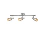 Italux Kastor Led, Lampada Da Soffitto Moderna In Cromo HP-710AG-03-8008KE
