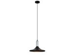 Italux Lusty, Lampada A Sospensione Moderna In Argento MDM-3027/1 Bk+Cr