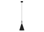Italux Khaleo Lampada A Sospensione Industriale Nera Opaca MDM-3030/1 Bk+Cr