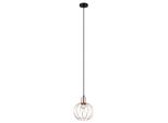 Italux Gervais Lampada A Sospensione Industriale Nera MDM-3344/1 Bk+Cop