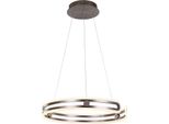 Italux Kiara Led, Lampada A Sospensione Moderna Marrone MD17016002-1E Coffe
