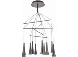 Italux Luca Lampadario Led Moderno Marrone MD16115-10A