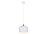 Italux Britta, Lampada A Sospensione Moderna Bianca MDM-2681/1M W