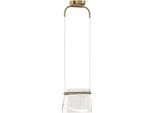 Maytoni Cabaret Led Lampada A Sospensione 8W Vetro E Ottone, Bianco Caldo 3000K IP20