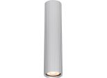 Spot Da Soffitto Moderno In Alluminio A Strisce Rotonde 17 Cm Per Soggiorno Cucina 1Xgu10 10W Rilok Italux
