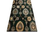 Tappeto Di Lana Polonia Olivo Ornamento Patyna Verde Verde 200X300 Cm