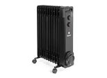 Radiatore Olio G21 Merapi Nero, 11 Alette, 2500 W