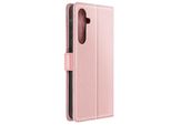 Avizar, Custodia Per Samsung Galaxy A55 Con Motivo Floreale E Farfalla, Con Cinturino Da Polso, Rosa Chiaro