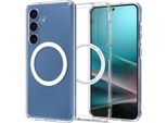 Spigen Spigen Galaxy S25 Plus Custodia Ultra Ibrida (Magfit) Bianco Chiaro