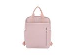 Rucksack TAMARIS Rucksack TAS Cher, Gr. B/H/T: 28cm x 38cm x 14cm, rosa (rose 650), Polyester, Rucksäcke