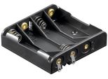Portabatterie Goobay 4 X Microaacon Connessione A Saldare