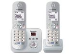Panasonic KX-TG6822GS Schnurloses Telefon-Set mit Anrufbeantworter silber