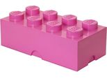 Scatola Di Immagazzinamento Mattoncini Lego Con Coperchio 8 Borchie - Fucsia