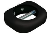 B-TECH BT7052 Collare Accessorio System 2 Da 50 Mm Di Diametro, Nero