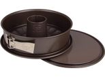 Teglia Dr. Oetker Ø 26 Cm, Teglia Rotonda Della Serie Baking Edition In Acciaio Con 2 Basi - Base Piatta E Base Tubolare Con Rivestimento Antiaderente (Colore: Marrone)