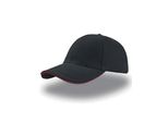 Atlantis | Liberty Sandwich Cap / Berretto / Cappello - Colore: Nero/Rosso - Taglia: Unica
