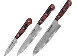 Set Di Coltelli Da Cucina Samura Kaiju A 3 Pezzi: Coltelli Da Spelucchino, Multiuso E Da Cuoco In Acciaio Giapponese Per Tagli Precisi E Maestria Culinaria