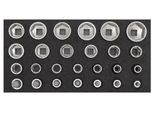 Gedore Red R22150009 Set Di Chiavi A Bussola 1/2" 2/6 Ct Modulo 26 Pezzi, 3301708"