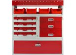 Monster Racking Scaffalature Per Furgoni Attrezzature Per Veicoli Scaffalature Per Furgoni Metallo Rosso