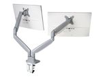 Kensington Braccio Doppio Per Monitor Altezza Regolabile Bianco