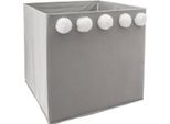 Scatola Portaoggetti Per Bambini Con Pompon - Grigio - Atmosphera CréAteur D'intéRieur